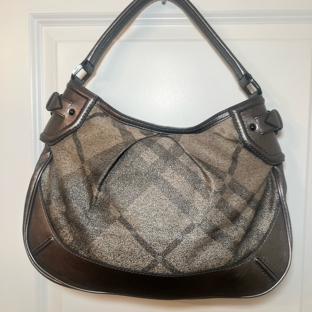Authentic Burberry Super Nova Check Shoulder Bag - Picture 11 of 16